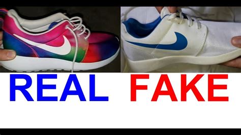 nike roshe original vs fake|are nike shoes real leather.